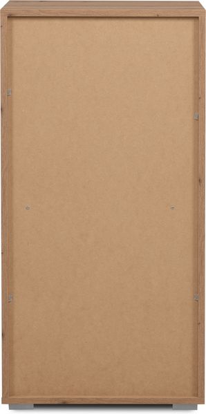 Finori Fyn 20D Regal, weiß | Regal für Wohnzimmer | Maß: B x H x T ca. 46 x 96,5 x 33,5 cm | Regal mit 2 Türen