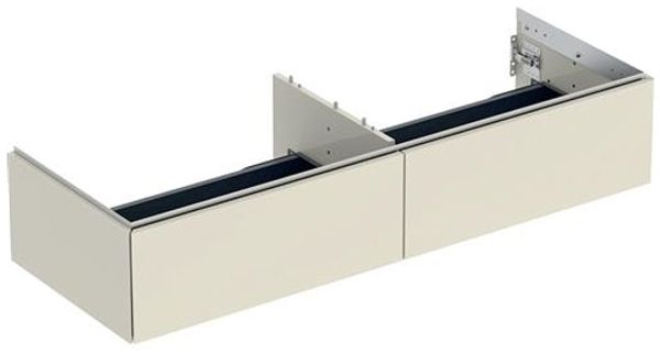 Unterschrank ONE 2 Schubladen 133 2 x 26 6 x 47 cm grau
