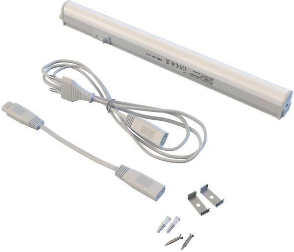 BRILONER - Unterbauleuchte Küche LED, 31,3 cm, neutralweißes Licht, Schrankbeleuchtung, LED Leiste erweiterbar, Unterbaulampe 4W, 400 lm
