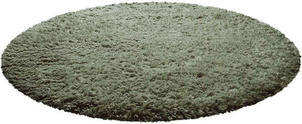 Homie Living Hochflor-Teppich Matteo HL-0961, rund, Höhe: 50 mm, 100% recyceltem PET, Langflor, Shaggy, Wohnzimmer