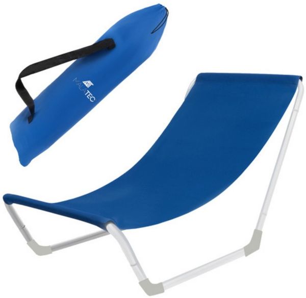 MALATEC Gartenliege Strandliege Strandstuhl, Spar-Set, 1 St, faltbar, sorgt für sicheren Halt und hohen Komfort
