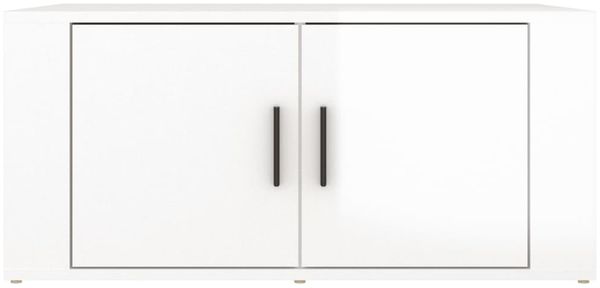 vidaXL Couchtisch Hochglanz-Weiß 80x50x36 cm Holzwerkstoff 816514 Bild 5