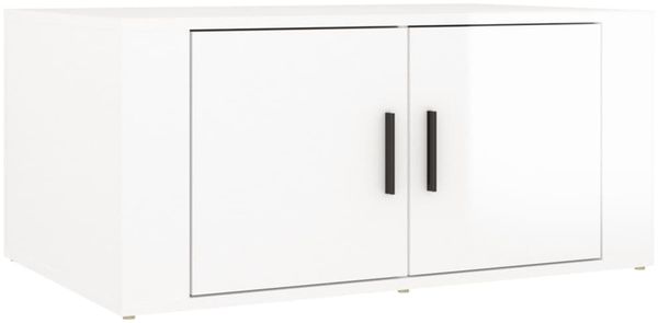 vidaXL Couchtisch Hochglanz-Weiß 80x50x36 cm Holzwerkstoff 816514 Bild 2