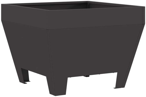 vidaXL Feuerstelle Schwarz 50 x 50 x 38 cm Stahl 858942