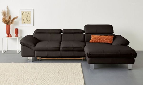COTTA Ecksofa Driver L-Form, mit Kopfteilverstellung, wahlweise mit Bettfunktion & Bettkasten
