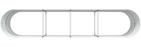 vidaXL Hochbeet Grün 400 x 80 x 81 cm Stahl 42008122 Bild 8