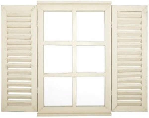 Spiegel Fenster mit Fensterläden Bild 4