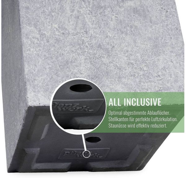 Pflanzwerk® Pflanzkübel CUBE Premium Fiberglas Blumenkübel Frostbeständig mit Lotus-Effekt, Lotus-Effekt - Handgefertigt - Eckig - Frostbeständig Bild 4