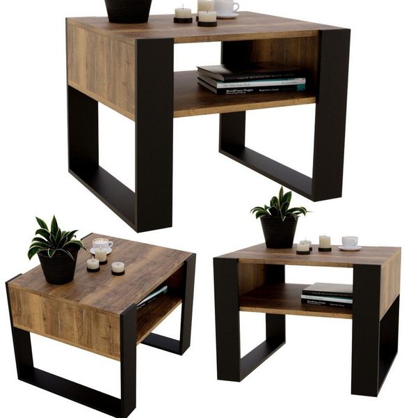 Raumhirsch Furniture Couchtisch Karo65 modern & stabil fürs Wohnzimmer aus Holzwerkstoff