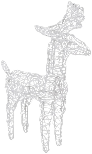 vidaXL LED-Rentiere 6 Stk. Mehrfarbig 240 LEDs Acryl 3154262 Bild 3