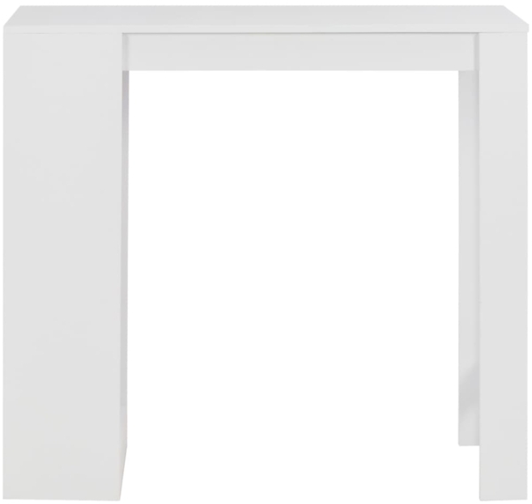 vidaXL Bartisch mit Regal Weiß 110 x 50 x 103 cm [280211]