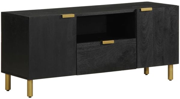 vidaXL TV-Schrank Schwarz 105x33x46 cm Holzwerkstoff 4017662