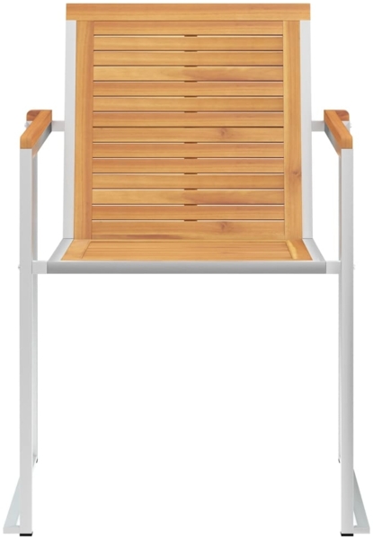 vidaXL Gartenstühle 6 Stk. mit Kissen Massivholz Teak 3078586 Bild 4