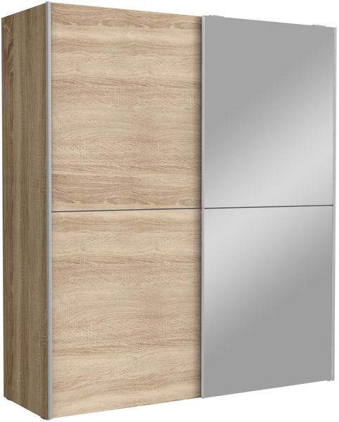 Schwebetürenschrank >Vrillisia< in Sonoma-Eiche - 170,3x190,5x61,2cm (BxHxT) Bild 2