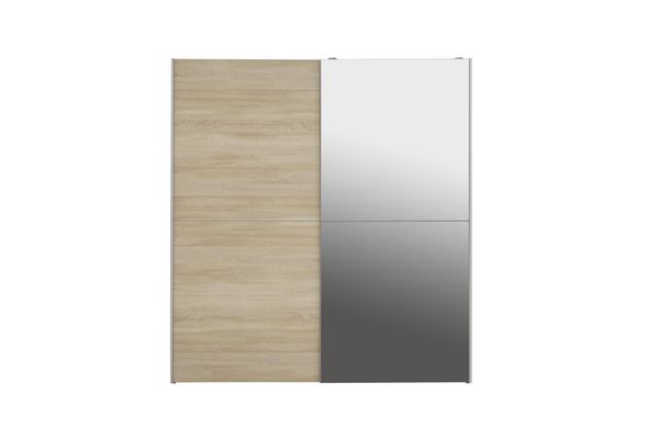 Schwebetürenschrank >Vrillisia< in Sonoma-Eiche - 170,3x190,5x61,2cm (BxHxT) Bild 3