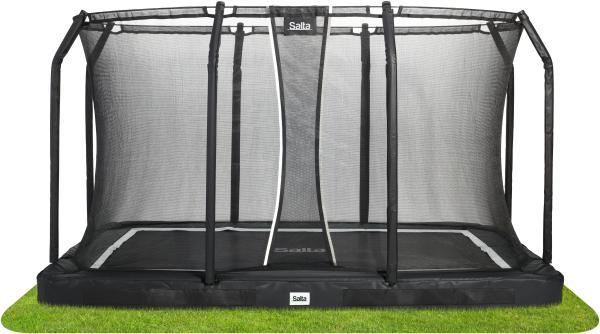 SALTA Trampolin 'Premium Ground' inkl. Netz, schwarz, 366x244cm