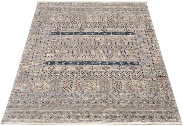 OCI DIE TEPPICHMARKE Teppich GRAND FASHION 12, rechteckig, Höhe: 5 mm, Vintage Optik, feine Fransen, Wohnzimmer