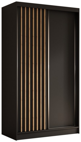 ALTDECOR Schiebetürenschrank LABELLO Vielseitiger Schwebetürenschrank Lamellen LED Beleuchtung