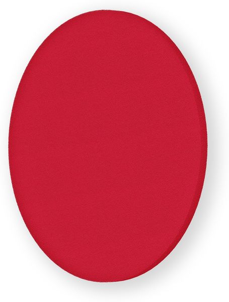 Rheinland Möbel FocusWall WAR10 – Runder Akustik-Wandabsorber Ø 100 cm in Stofffarbe Belize inkl. Montage-Set - Made in Germany - Klasse A, Stoffbezug, schwer entflammbar