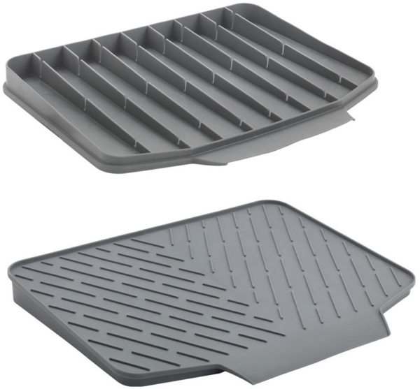 Metaltex 320495000 Gravity-Duo Abtropfmatte 40 x 33 cm, Gummi