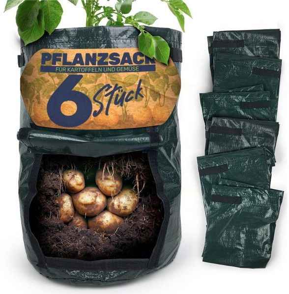 Gravidus Pflanzkübel Pflanzsack für Garten Gemüse (6 St)