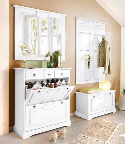 Home affaire Garderoben-Set Klera, (Set, 4-St), 4-teilig, aus massiver Kiefer, FSC®-zertifiziert Bild 1