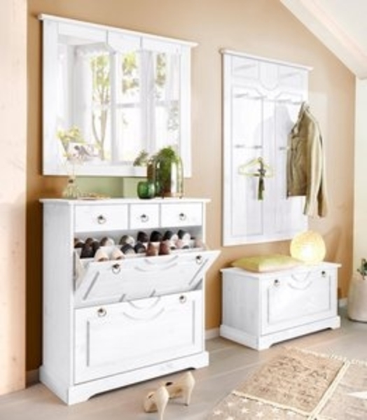 Home affaire Garderoben-Set Klera, (Set, 4-St), 4-teilig, aus massiver Kiefer, FSC®-zertifiziert Bild 6