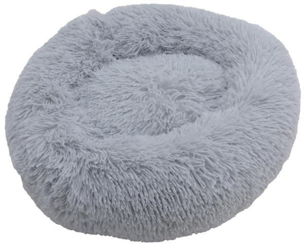 Hundebett Hundekissen Hundekorb 60 cm Plüsch Tierbett Hundesofa Katzenbett Grau
