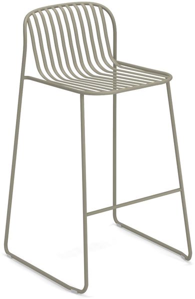 2er Set Riviera Barhocker grau
