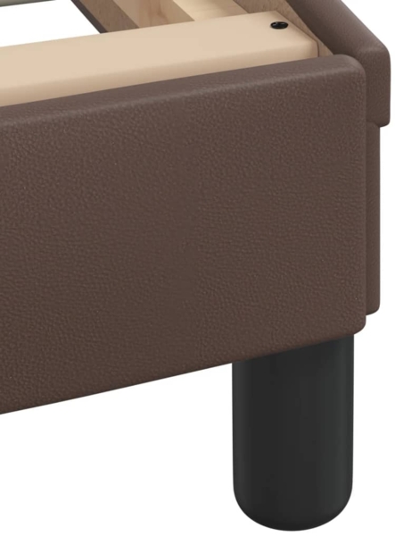 vidaXL Bett "Viana" mit Matratze Braun 90x200 cm Kunstleder 3208770 Bild 7