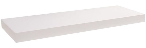 Velano - Bücherregal Wand - Wandregal 79,5x23,5 cm - Regal - Schweberegal - Hängeregal - Regalbrett - Weiß - Küchenregal - Bücherregal Kinder - Deko Wohnzimmer - Gewürzregal