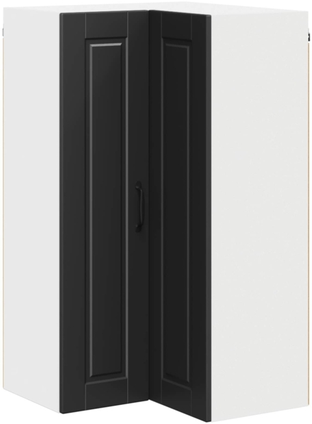 vidaXL Küchenschrank mit Regal Schwarz 57 x 57 x 100 cm Holzwerkstoff 885516