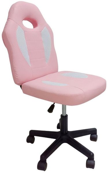 HTI-Living Schreibtischstuhl Schreibtischstuhl höhenverstellbar 360°-Drehfunktion Rosa-Weiß (Stück, 1 St)