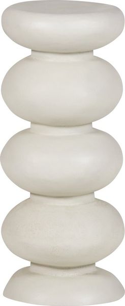 Beistelltisch Brilo - Metall Creme, Ø 29 cm