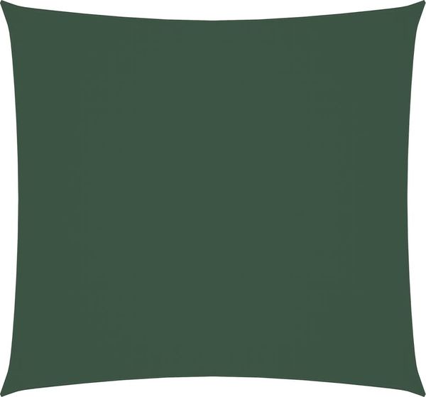 vidaXL Sonnensegel Oxford-Gewebe Quadratisch 6x6 m Dunkelgrün 135472