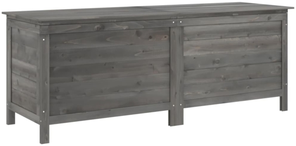 vidaXL Gartentruhe Anthrazit 150x50x56,5 cm Massivholz Tanne 364758