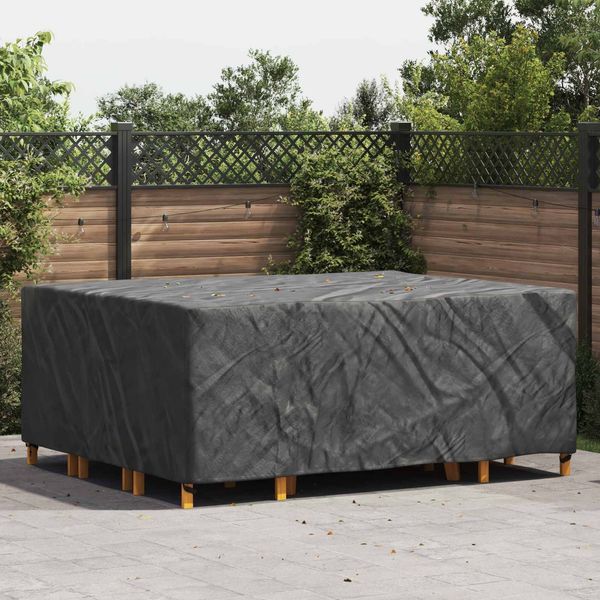 vidaXL Möbelbezug Uni Schwarz 250 x 210 x 70 cm 210D 4105819