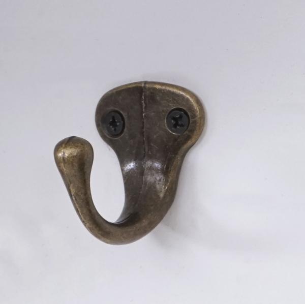 Wandgarderobe HWC-D41 Willkommen, Garderobe Regal, 4 Haken massiv 30x60x13cm ~ weiß Bild 5