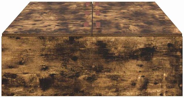 vidaXL Aufbewahrungsbettgestell Geräucherte Eiche 100 x 200 cm 3335353 Bild 6