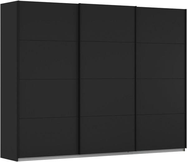 OTTO home Schwebetürenschrank Kleiderschrank Schrank Garderobe AGORDO mit Dekor- oder Hochglanzfront (Breiten 203/271/315/360 cm in drei Griff-Farben - NEU: Farbe SCHWARZ) durchdachte Innenausstattung, in 4 Breiten und 2 Höhen MADE IN GERMANY
