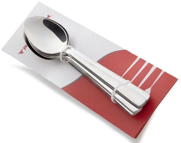 Trendmax Besteck-Set Einzeln 6'er oder 2'er / Tee- Ess- Löffel Gabel Messer Gabel (2-tlg), Edelstahl