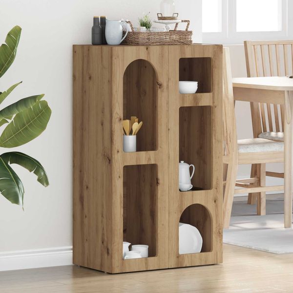 vidaXL Sideboard ELST Artisan-Eiche 59 x 35 x 100,5 cm Holzwerkstoff 891343