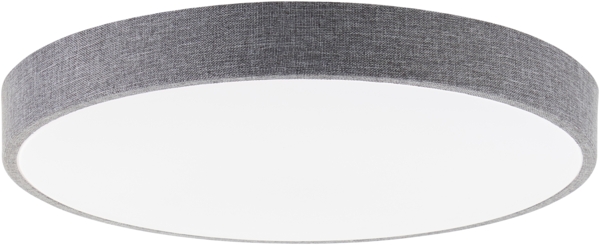 BRILLIANT Ø 49 cm, Textil, 4500 lm, 3000-6500 K, dimmbar, Fernbedienung, grau Ø 49 cm, Textil, 4500 lm, 3000-6500 K, dimmbar, Fernbedienung, grau