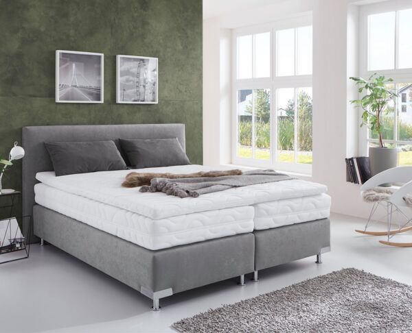Westfalia Schlafkomfort Boxspringbett Ambiente, wahlweise in verschiedenen Größen & Farben, in verschiedenen Härtegraden, wahlweise mit Topper