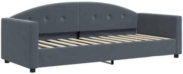 vidaXL Tagesbett Dunkelgrau 80x200 cm Samt 354130