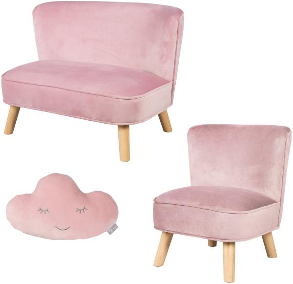 Roba 'Lil Sofa' Set groß, rosa