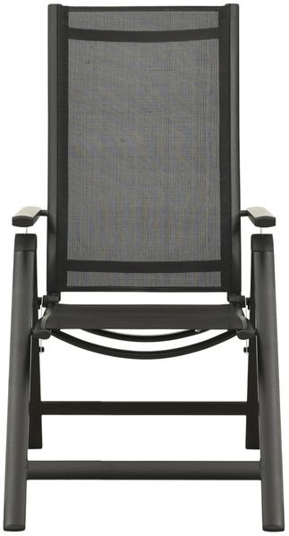 vidaXL Klappbare Gartenstühle 2 Stk. Textilene und Aluminium Schwarz 312188 Bild 3