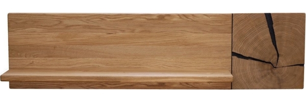 Wandboard 99cm 'Danzig II' Wildeiche massiv