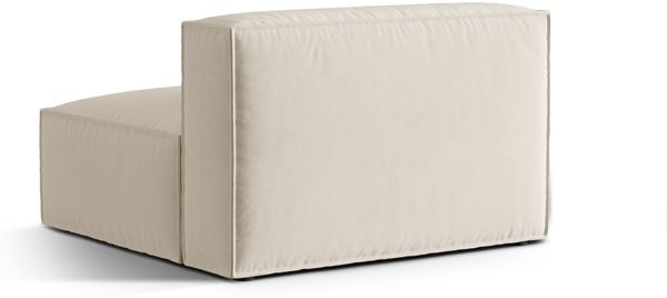 Micadoni Modul Nuria 2-Sitzer Samt Beige Bild 3