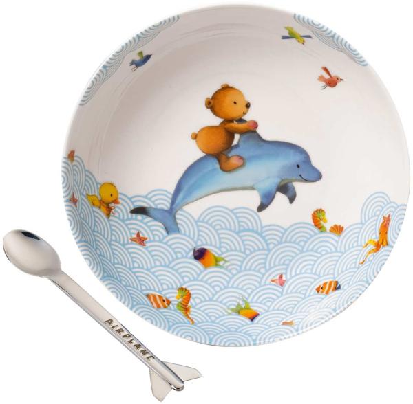 Villeroy & Boch HAPPY AS A BEAR Kinder Essen-Set 2-tlg